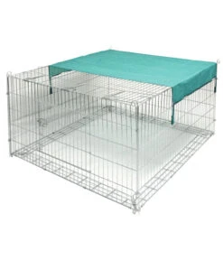 Kerbl Freigehege Mit Ausbruchsperre Für Kaninchen, Ca. B230/H70/T115 Cm