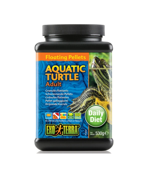 Exo Terra® Aquatic Turtle Adult, Pellets Für Erwachsene Wasserschildkröten, 560g 3 Exo Terra® Aquatic Turtle Adult, Pellets Für Erwachsene Wasserschildkröten, 560g