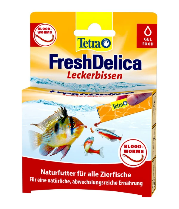 Tetra FreshDelica Rote Mückenlarven, 48 G 3 Tetra FreshDelica Rote Mückenlarven, 48 G