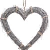 Dehner Türkranz Herz, Weiß, Ca. Ø38 Cm -Gartenbedarfsgeschäft 6273833 WE FS 001 KranzHerzWhitewash