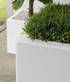 Fleur Ami Kunststoff-Topf New Tribeca, Quadratisch, Weiß -Gartenbedarfsgeschäft 6600035 WE DE 002 fleuramiKunststoffTopfTribecaBlockquadratisch