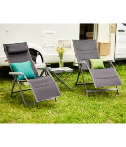 Siena Garden Camping Relaxstuhl XL Premium, Anthrazit -Gartenbedarfsgeschäft 6603039 WE MO 001 SienaGardenCampingRelaxstuhlPremiumXLAnthrazit