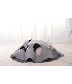 CHIARA® Katzenspielzeug Kratzteppich CatMoon, Ca. Ø112 Cm -Gartenbedarfsgeschäft 6604649 WE MO 004 ChiaraCatMoon