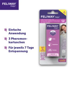 FELIWAY® Help Nachfüllkartusche, 3er Set -Gartenbedarfsgeschäft 6607535 WE DE 001 NEUCevaFeliwayHelpStarterSetNF