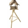 Dehner Natura Futterhaus Pagode, Geflammt, Inkl. Ständer, Ca. B75/H142/T65 Cm -Gartenbedarfsgeschäft 6611222 WE FS 001 NVHPagodeStaenderGeflammt