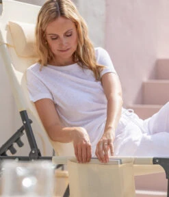 Dehner Gartenliege Mallorca, Ca. B71/H106/T227 Cm -Gartenbedarfsgeschäft 6635163 WE DE 009 LiegeMallorcaVanilla