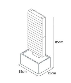 Climaqua Naturschiefer-Wasserwand Ava 18 Climaqua Naturschiefer-Wasserwand Ava -Gartenbedarfsgeschäft 6645972 WE BG 001 ClimaquaWasserwandAvaMRusty