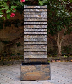 Climaqua Naturschiefer-Wasserwand Ava 15 Climaqua Naturschiefer-Wasserwand Ava -Gartenbedarfsgeschäft 6645972 WE MO 001 ClimaquaWasserwandAvaMRusty