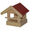 Dehner Natura Futterhaus Kaja, Ca. B21,5/H22/T21,5 Cm -Gartenbedarfsgeschäft 6656888 WE DE 001 NaturaWVFutterhausKaja