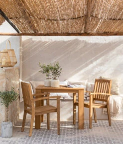 Dehner Teaktisch Havanna, Ca. B90/H75/T90 Cm -Gartenbedarfsgeschäft 6657415 WE MO 001 GruppeHavanna