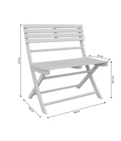 Dehner Klappbank Stavanger, 2-Sitzer -Gartenbedarfsgeschäft 6666473 WE BG 001 KlappbankStavanger