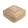 Dehner Pouf Lotta, Ca B50/H20/T50 Cm -Gartenbedarfsgeschäft 6667869 WE FS 001 PoufLottaJute50x50cm