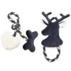 Dehner Lieblinge Weihnachts-Hundespielzeug-Set Recycled Deer, Heart & Bone -Gartenbedarfsgeschäft 6672711 WE FS 001 DehnerLieblingeWeihnachtsHundespielzeugSetRecycledDeer