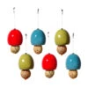 LUXUS-VOGELHAUS Meisenknödelhalter 6er-Set, Rot/grün/blau, Ca. Ø9,5/H9,5 Cm -Gartenbedarfsgeschäft 6689202 WE FS 001 DobarWVDesignMeisenknoedelhalter 6x