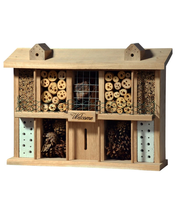 LUXUS-INSEKTENHOTELS Insektenhotel Landsitz Superior, Ca. B47/H34/T12,5 Cm 3 LUXUS-INSEKTENHOTELS Insektenhotel Landsitz Superior, Ca. B47/H34/T12,5 Cm