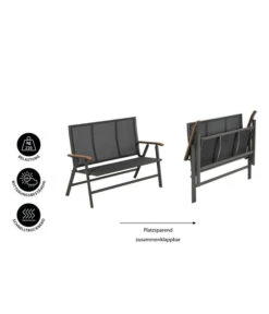Dehner Klappbank Colmar, 2-Sitzer -Gartenbedarfsgeschäft 6701692 WE IG 001 DehnerKlappbankColmar2Sitzer