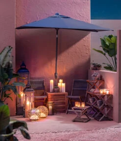 Dehner Blumentreppe Macao -Gartenbedarfsgeschäft 6703243 WE MO 001 Outdoorbeleuchtung