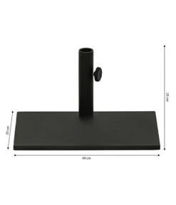 Dehner Balkonschirmständer, 20 Kg -Gartenbedarfsgeschäft 6703573 WE BG 001 Balkonschirmstaender