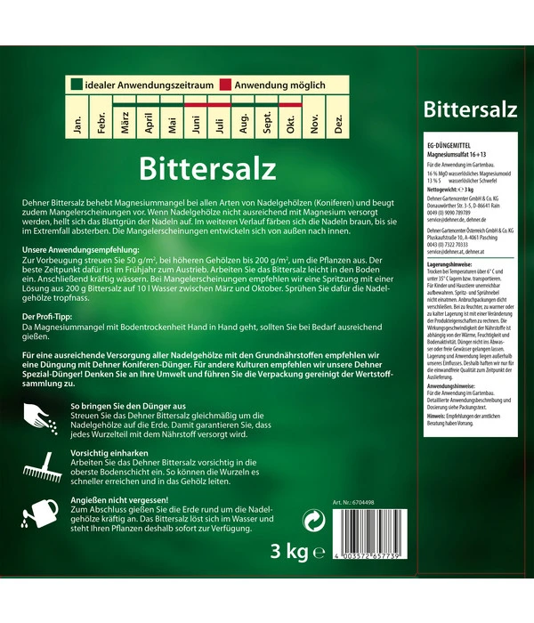 Dehner Bittersalz 4 Dehner Bittersalz – Bild 2