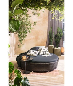 Dehner Beistelltisch Mika, Ca. Ø50/H50 Cm -Gartenbedarfsgeschäft 6704787 WE MO 002 SunloungerCalifornia