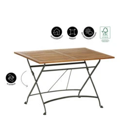 Dehner Klapptisch Tegernsee -Gartenbedarfsgeschäft 6708184 WE IG 001 KLAPPTITEGERNSEE120X80