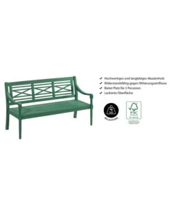 Dehner Gartenbank Emma, 3-Sitzer -Gartenbedarfsgeschäft 6708473 WE IG 001 BankEmma3er