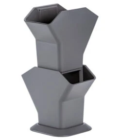 Kunststoff-Pflanzbaum-Set, Grau, Ca. B31,3/H77,3/31,3 Cm -Gartenbedarfsgeschäft 6739528 WE DE 001 KunststoffPflanzbaumSetgrau