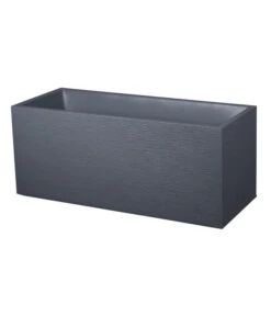 EDA-plastiques Kunststoff-Kasten Graphit, Anthrazit, Ca. B99,5/H43,5/T39,5 Cm