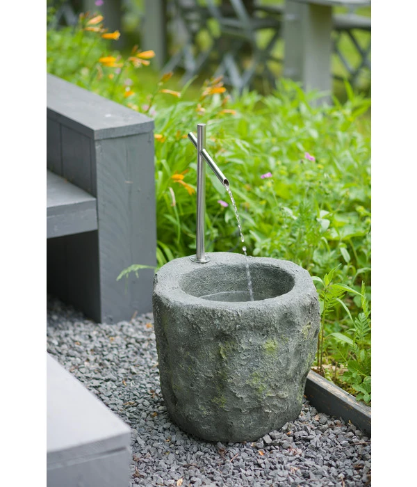 Ubbink Polyresin-Gartenbrunnen Sacramento, Ca. Ø40/H73 Cm 4 Ubbink Polyresin-Gartenbrunnen Sacramento, Ca. Ø40/H73 Cm – Bild 2