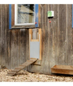 KERBL Hühnerstallzubehör Schiebetür -Gartenbedarfsgeschäft 6829923 WE M 001 KerblSetAutomatischeHuehnertuermitTuer220x330mm