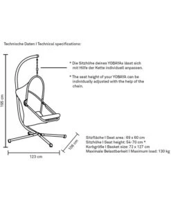 Siena Garden Hängesessel Yobaya -Gartenbedarfsgeschäft 6860621 6860639 WE DE 001 HaengesesselYobaya