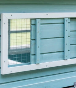 Dehner Hühnerstall Happy Farm Agata, Blau, Ca. B173,5/H149/T130,2 Cm -Gartenbedarfsgeschäft 6873392 WE DE 005 MQ Huehnerstallataisolierthellblau