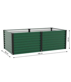 Vitavia Hochbeet Oslo, Seegras/schwarz -Gartenbedarfsgeschäft 6882666 WE BG 001 VitaviaHochbeetOslo630Neu