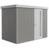 Biohort Gerätehaus Neo 1C, Quarzgrau/silber 1 Biohort Gerätehaus Neo 1C, Quarzgrau/silber -Gartenbedarfsgeschäft 6885032 WE FS 001 BiohortGeraetehausNeo1C