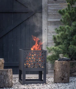 Dehner Feuerschale Manacor, Ca. B50/H70/T50 Cm -Gartenbedarfsgeschäft 6892368 WE MO 001 FeuerschaleManacor