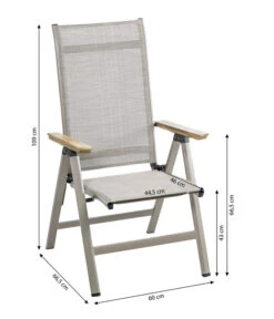 Dehner Klappsessel Cleveland, Hellbraun -Gartenbedarfsgeschäft 6894109 WE BG 001 KlappsesselCleveland