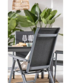 Dehner Klappsessel Cleveland, Dunkelgrau -Gartenbedarfsgeschäft 6894141 WE MO 001 KlappsesselClevelandGrau