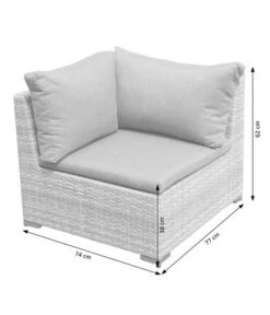 Dehner Balkonset Como, 4-teilig -Gartenbedarfsgeschäft 6894166 WE DE 003 BalkonSetComoSkizze