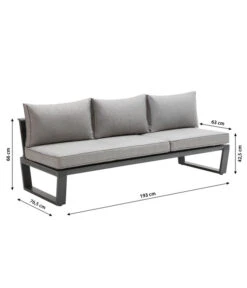 Dehner Liegenset Bellevue, 3-teilig -Gartenbedarfsgeschäft 6894182 WE BG 001 LiegesetBellevueNEU