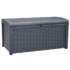 Keter Aufbewahrungsbox Borneo, 416 Liter, Ca. B130/H63/T70 Cm -Gartenbedarfsgeschäft 6894935 WE FS 001 Borneo grey