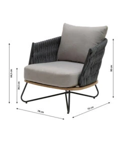 Dehner Gartenlounge Monte Carlo, 4-teilig -Gartenbedarfsgeschäft 6895346 WE BG 002 LoungeMonteCarlo