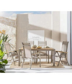 Dehner Klappsessel Cleveland, Hellbraun -Gartenbedarfsgeschäft 6895387 WE MO 001 GruppeClevelandWoodNEU