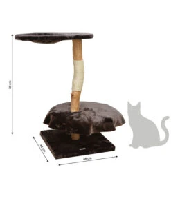 Dehner Premium Lovely Kratzbaum Scherzen & Schlafen, Ca. B48/H88/T48 Cm -Gartenbedarfsgeschäft 6903249 WE BG 001 DehnerLovelyKatzenkratzbaumScherzenSchlafen