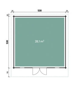 Wolff Finnhaus Gartenhaus Hammerfest 70-G -Gartenbedarfsgeschäft 6930689 WE DE 001 FinnhausBBHHammerfest