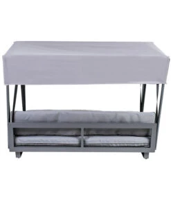 Greemotion PET Outdoor-Haustiersofa Mit Dach, Grau -Gartenbedarfsgeschäft 6952899 WE DE 009 TestrutHaustierSofamitDachAlu