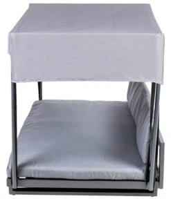 Greemotion PET Outdoor-Haustiersofa Mit Dach, Grau -Gartenbedarfsgeschäft 6952899 WE DE 010 TestrutHaustierSofamitDachAlu