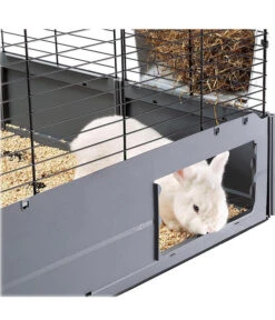 Ferplast Nagerheim Multipla Maxi, Schwarz, Ca. B142/H50/T72 Cm -Gartenbedarfsgeschäft 6953244 WE DE 0010 FerplastNagerKMultiplaMaxiSchwarz