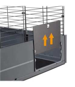 Ferplast Nagerheim Multipla Maxi, Schwarz, Ca. B142/H50/T72 Cm -Gartenbedarfsgeschäft 6953244 WE DE 009 FerplastNagerKMultiplaMaxiSchwarz