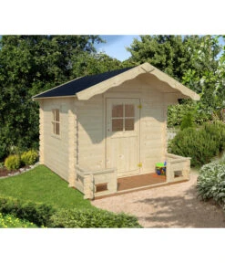 Palmako Spielhaus Stina, Ca. B222/H193/T260 Cm -Gartenbedarfsgeschäft 6974497 WE MO 001 PalmakoGartenhausStina