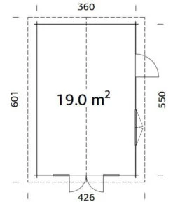 Palmako Gartenhaus Irene, Ca. B426/H276/T598 Cm 7 Palmako Gartenhaus Irene, Ca. B426/H276/T598 Cm -Gartenbedarfsgeschäft 6975247 WE BG 001 BlockbohlenhausIreneNatur
